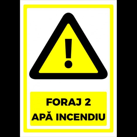 Indicator pentru foraj 2 apa potabila